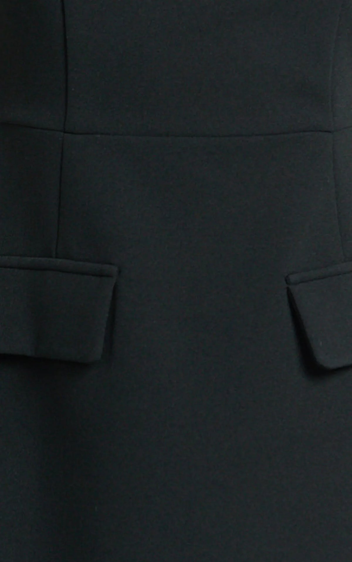 Savanna Mini Dress - High Neck Cap Sleeve Tulip Skirt Dress in Black